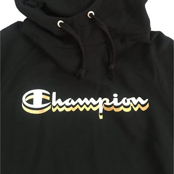 Champion Hoodie Black Size M - Picture 3 of 9